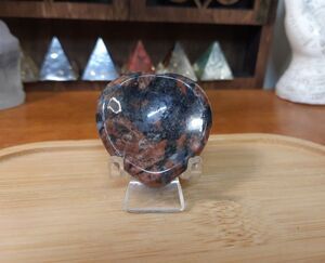 Que Sera Jasper Heart Worry Stone
